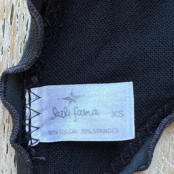 Luli Fama Wavy Ruched Back Tie Side Bikini Bottom - Picture 8 of 8